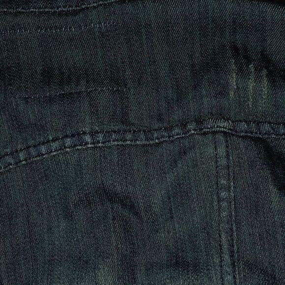 Guess Zipper Down distressed jean denim jacket  Sz M - Picture 8 of 9